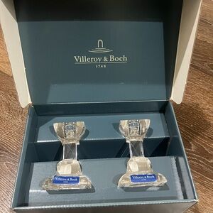 Villeroy & Boch Crystal Candle Holders